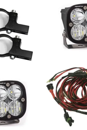 Baja Designs Squadron Pro LED Light Pods Kit w/Horizontal Mounts/1.75in Harness Don’t Miss Out