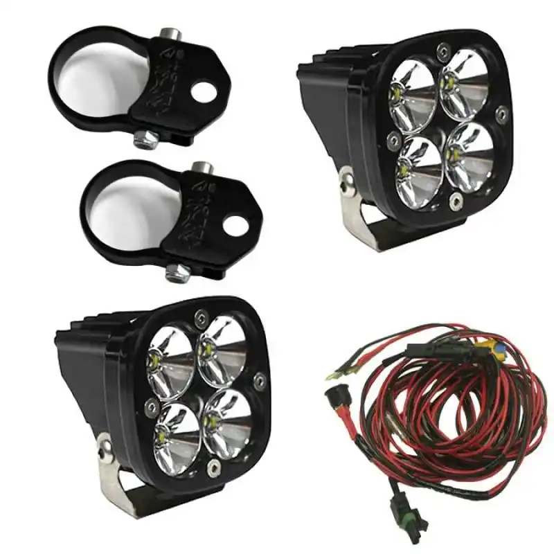Factory Price Baja Designs Squadron Pro LED Light Pods Kit w/Vertical Mounts/2.00in Harness