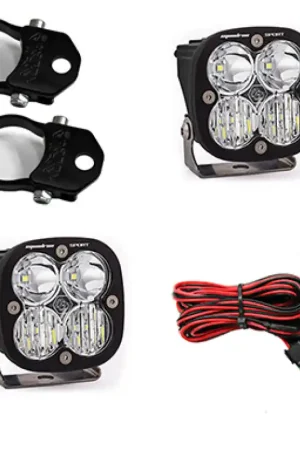 Baja Designs Squadron Sport Polaris A-Pillar LED Light Pods w/ 1.75in Harness/Mounts Kit While Supplies Last