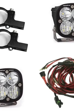 Price Drop Baja Designs Squadron Sport Polaris LED Light Pods w/ 2.0in Harness/Horizontal Mounts Kit