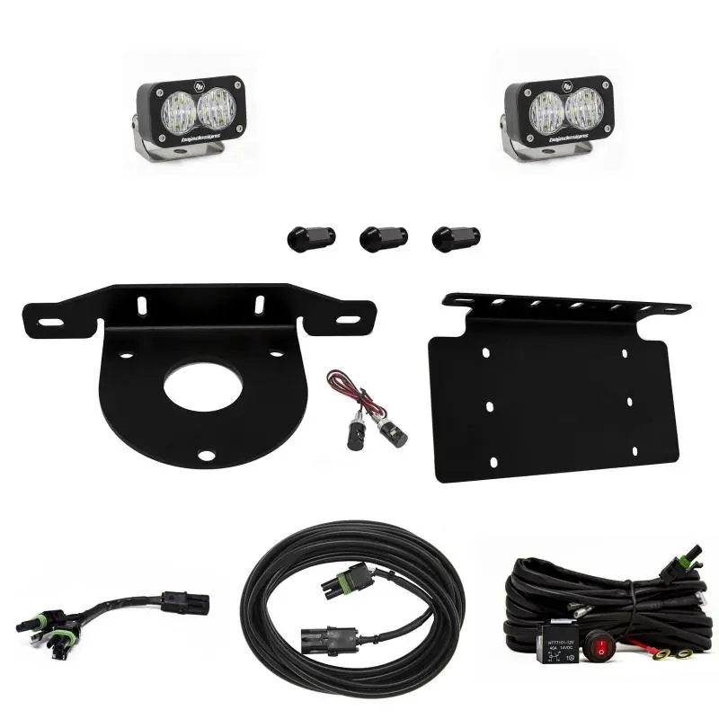 Baja Designs 2021+ Ford Bronco Dual S2 Sport W/C Reverse Kit w/Lic Plate Premium