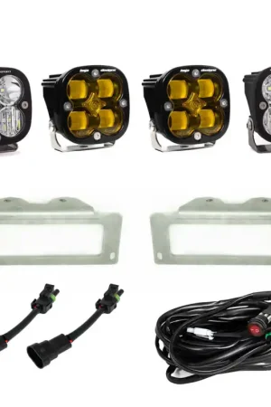 Special Offer Baja Designs 09-12 Ram 2500/3500 Fog Pocket Kit - Amber