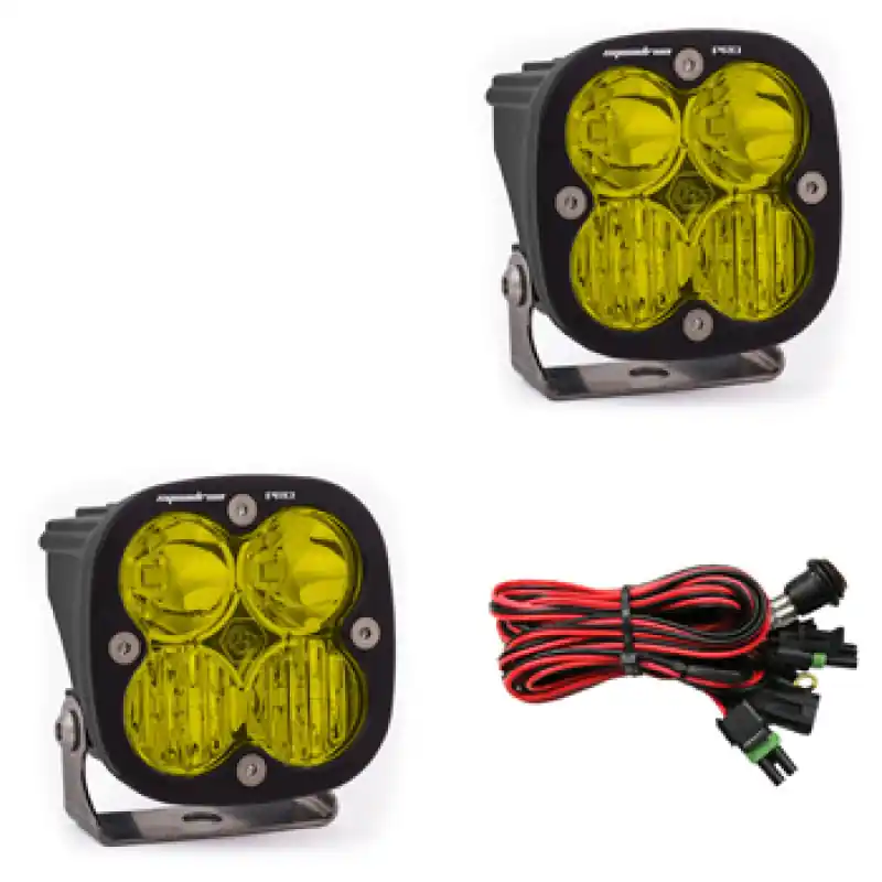 Baja Designs Squadron Pro Series Driving Combo Pattern Pair LED Light Pods - Amber One Day Deal