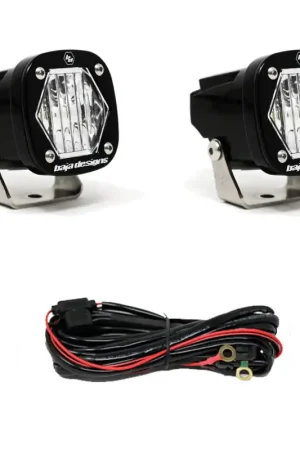 Limited Time Baja Designs S1 Wide Cornering LED Light w/ Mounting Bracket Pair
