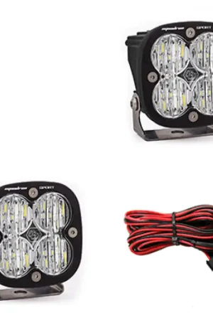 Genuine Baja Designs Squadron Sport Wide Cornering Pair LED Light Pods - Clear