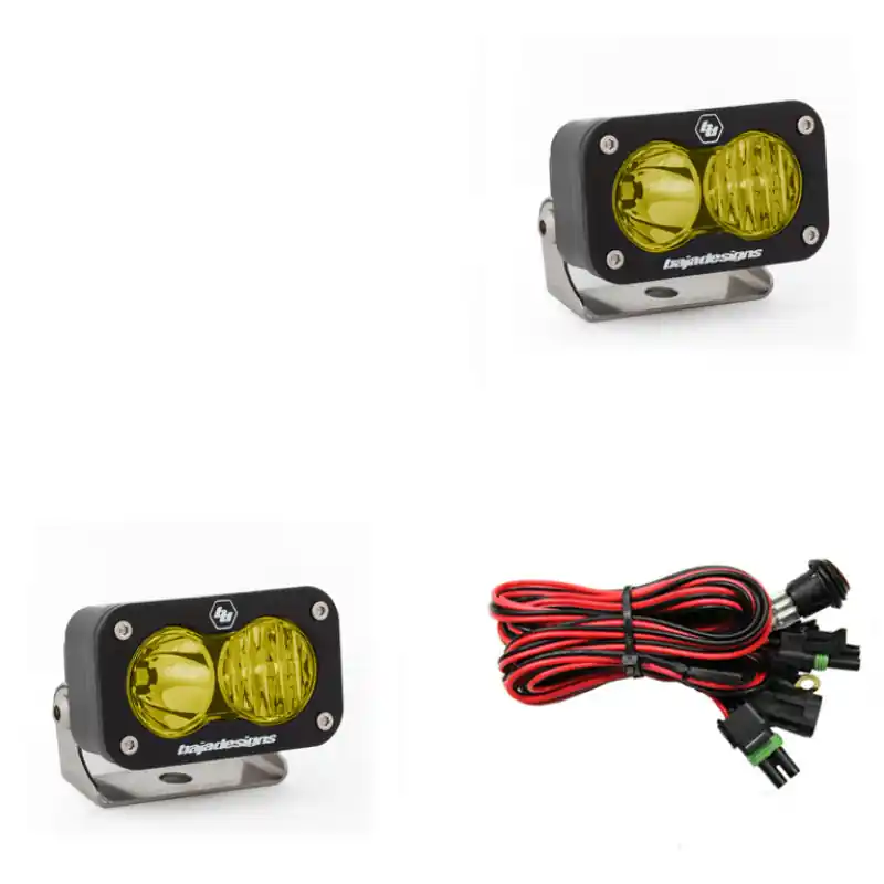 Buy Direct Baja Designs S2 Sport Driving Combo Pattern Pair LED Work Light - Amber