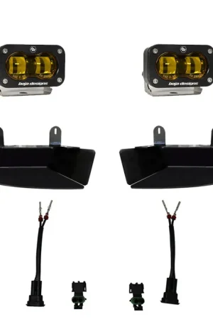 Save Now Baja Designs 19-22 Dodge RAM 2500/3500 S2 SAE Fog Pocket Light Kit - Amber