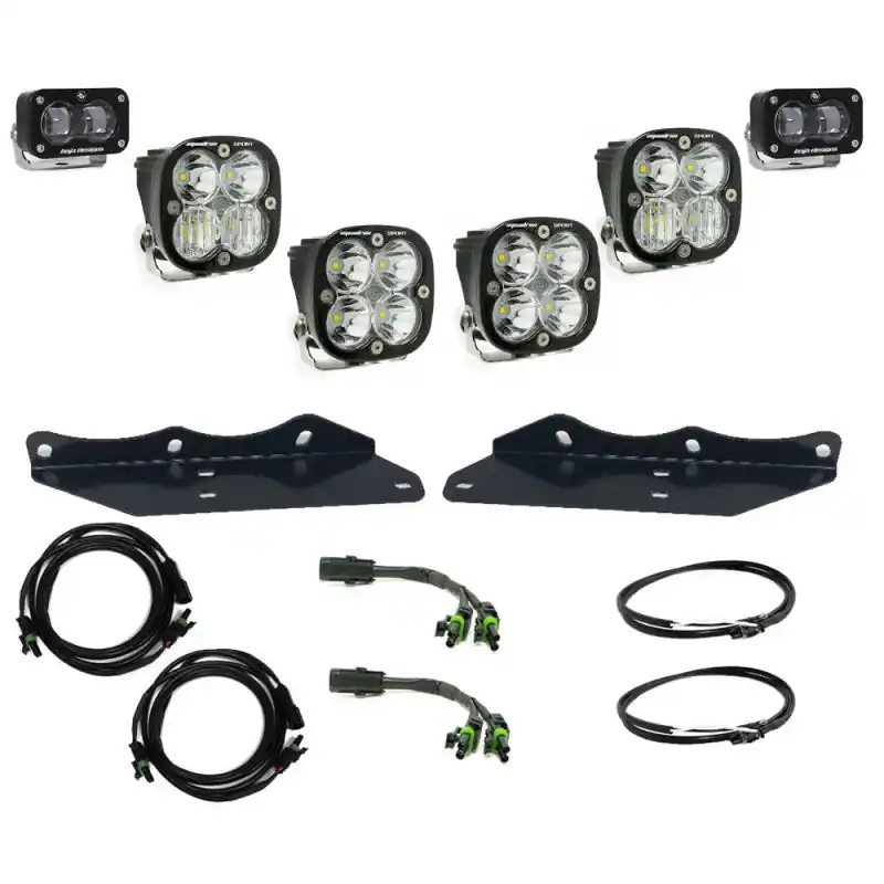 Exclusive Offer Baja Designs 17-20 Ford F-150 Raptor S2 SAE Sportsmen Fog Pocket Kit - Clear