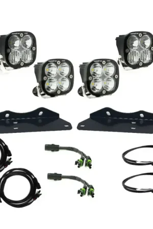 Price Drop Baja Designs 17-20 Ford F-150 Raptor S2 SAE Pro Fog Pocket Kit - Amber