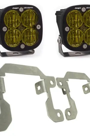 One Day Deal Baja Designs 2019+ Ranger Fog Light Squadron Amber Fog Pocket Kit