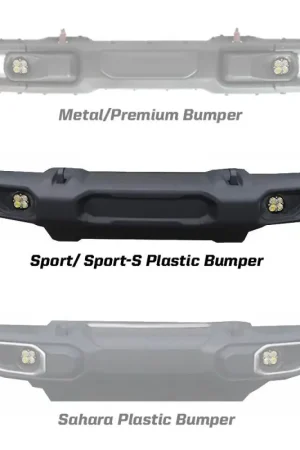 Don’t Miss Out Baja Designs 2018 Wrangler JL Squadron Sport Series Fog Pocket Kit