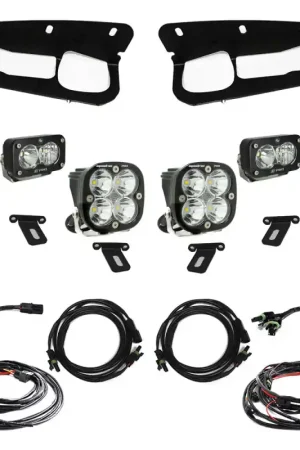 Baja Designs 21-22 Ford Bronco w/Steel Bumper S2 SAE Pro Fog Pocket Light Kit - Clear Fresh Stock