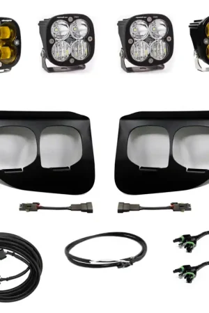 Baja Designs 2020+ Ford Super Duty Fog Lights FPK Amber SAE/Pro DC Baja Designs w/Upfitter Trending