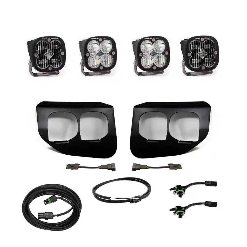 In Demand Baja Designs Ford Super Duty (20-On) Fog Lights Dual FPK SAE/Pro DC Baja Designs w/Upfitter