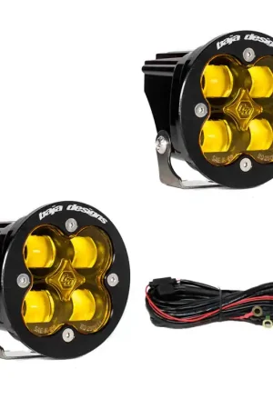 Holiday Sale Baja Designs Squadron R SAE LED Spot Light - Amber - Pair