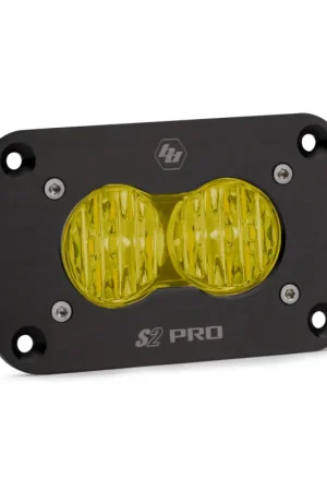Baja Designs S2 Pro Wide Cornering Pattern Flush Mount LED Light - Amber Fan Favorite