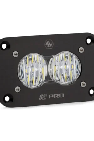 Limited Edition Baja Designs S2 Pro Flush Mount Wide Cornering Pattern LED Work Light - Clear