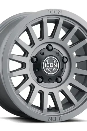 In Demand ICON Recon SLX 17x8.5 5x4.5 0mm Offset 4.75in BS 71.5mm Bore Charcoal Wheel