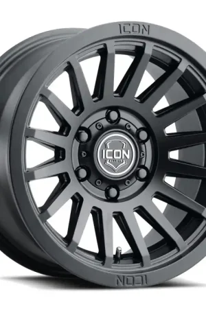 ICON Recon SLX 17x8.5 5x4.5 0mm Offset 4.75in BS 71.5mm Bore Satin Black Wheel Flash Sale