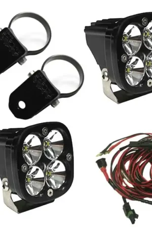 Get Yours Baja Designs Squadron Pro LED Light Pods Kit w/A-Pillar Mounts/2.00in Harness