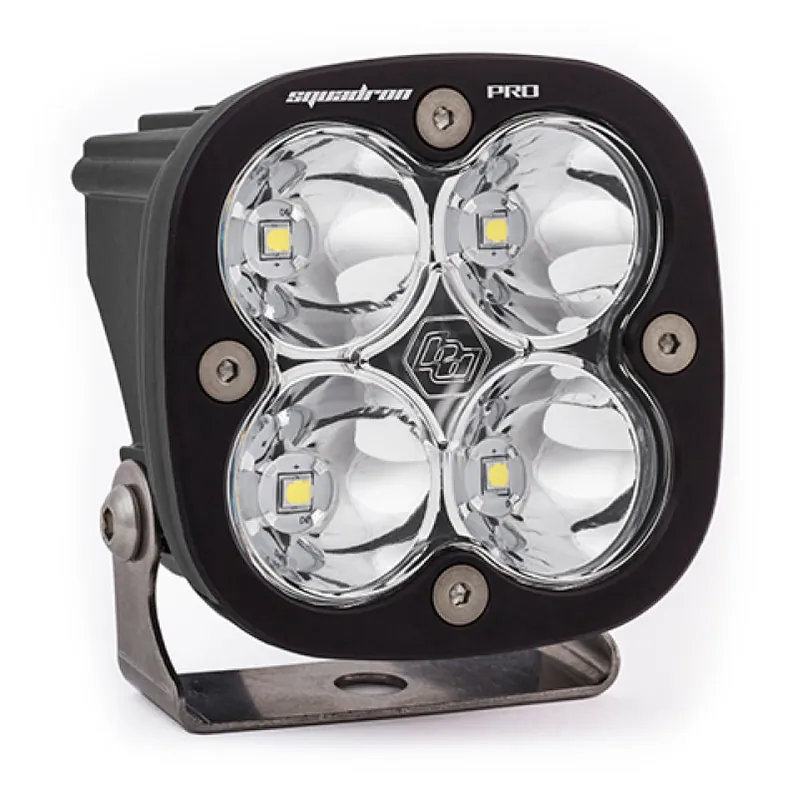 High Quality Baja Designs Squadron Pro Spot Pattern Black LED Light Pod - Clear
