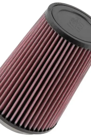 K&N Universal Rubber Filter Round Tprd 3.313in Flange ID x 4.75in Base OD x 3.5in Top OD x 6.5in H Clearance