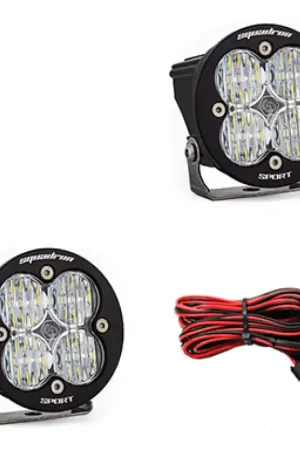 Handmade Baja Designs Squadron R Sport Wide Cornering Pair LED Light Pods - Clear