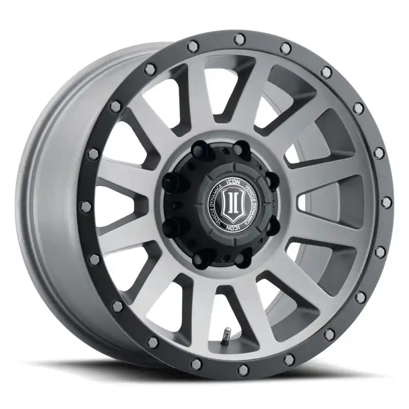 Fresh Stock ICON Compression HD 18x9 8x170 6mm Offset 5.25in BS Titanium Wheel