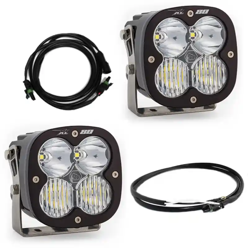 Get Yours Baja Designs Jeep JL/JT Rubicon Steel Bumper LED Light Kit XL 80 w/Upfitter