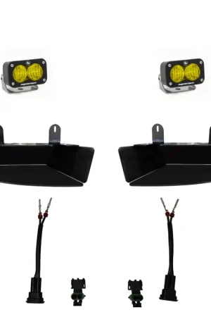 Fan Favorite Baja Designs 2019+ Ram 2500/3500 S2 Wide Cornering Fog kit - Amber