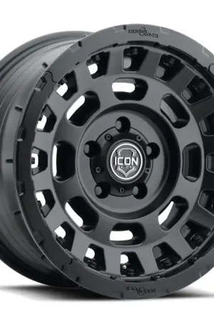 Top Pick Icon Hammer Pro 17x8.5 / 6x135 / 6MM / 5in BS - Satin Black