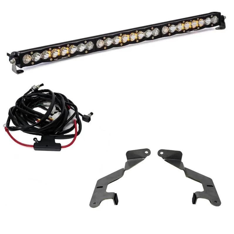 Top Pick Baja Designs 2014+ 30in Grille LED Light Bar Kit For Toyota Tundra S8 Driving Combo