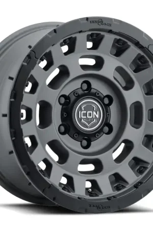 Icon Hammer Pro - 17x8.5 / 5x5 / -6MM / 4.5in BS - Charcoal Instant Buy