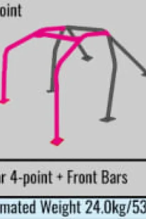 Cusco SFTY21 2-Passenger 6-Point BLK DASH-THROUGH Roll Cage Subaru STi GRB 08-14 (S/O/No Cancel) Limited Edition