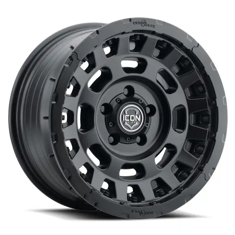 Icon Hammer Pro 17x8.5 / 6x5.5 / 25mm / 5.75in BS - Satin Black Next Day Delivery