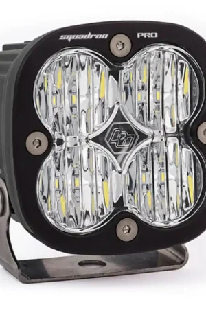 Baja Designs Squadron Pro Black Wide Cornering Pattern LED Light Pod - Clear Special Offer