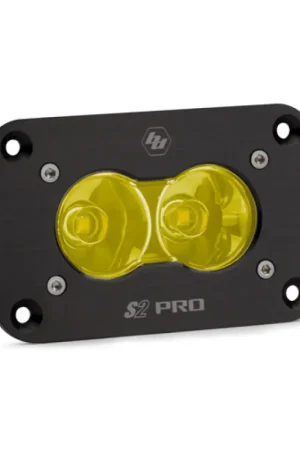 Direct From Factory Baja Designs S2 Pro Flush Mount Work/Scene Pattern LED Work Light - Amber