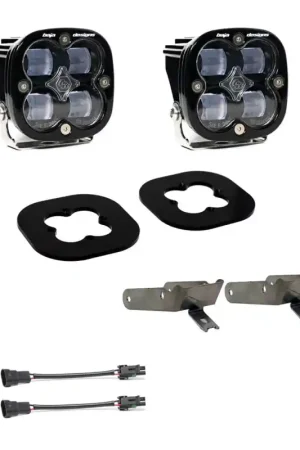 Baja Designs 11-16 Ford Super Duty Squadron Pro Series Fog Pocket Kit Mega Sale