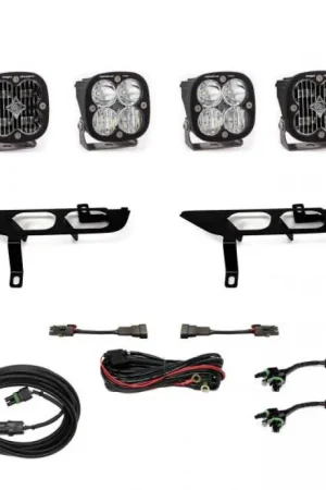 Time-Limited Baja Designs 2021+ Ford F150 Fog Pocket Kit SAE Clear Squadron Pro DC