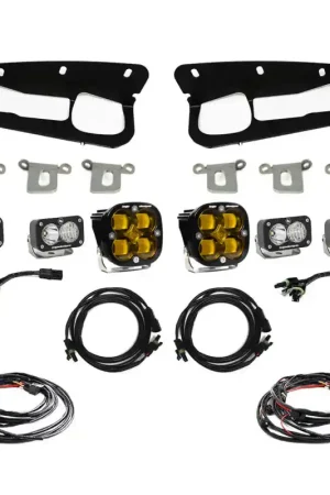 Baja Designs 2021+ Ford Bronco Amber SAE Fog Pocket Kit Crafted