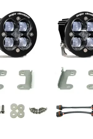 Brand New Baja Designs 18-20 Jeep Wrangler JL Sahara Fog Squadron Sport Fog Pocket Kit - Clear