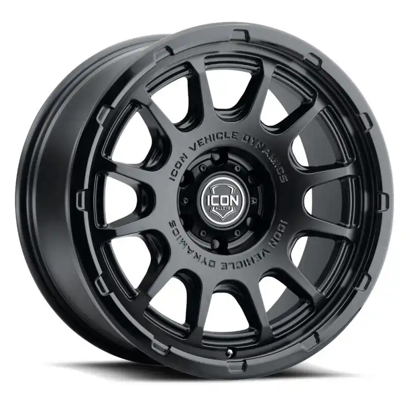 ICON Alloys Rancho 20x9 / 6x5.5 / 0mm / 5in BS DBL Black Wheel Original