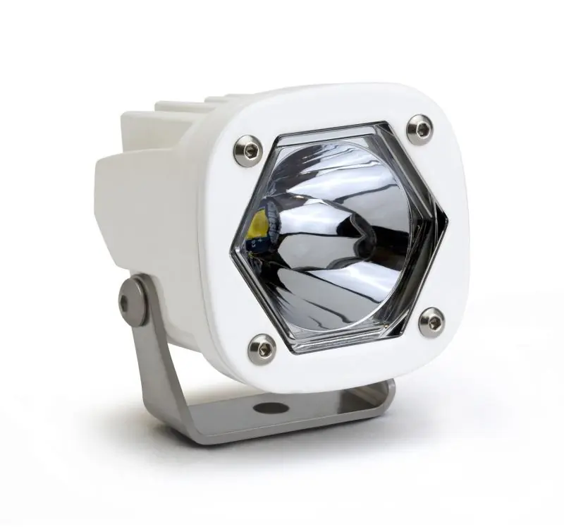 Baja Designs S1 Spot LED Light w/ Mounting Bracket Single - White Authentic