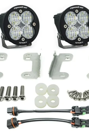 Baja Designs 2018 Wrangler JL Sahara Squadron R Sport Fog Pocket Kit Luxury