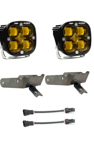 Baja Designs 1999-2010 Ford Super Duty Fog Pocket Kit SAE Amber Cheap