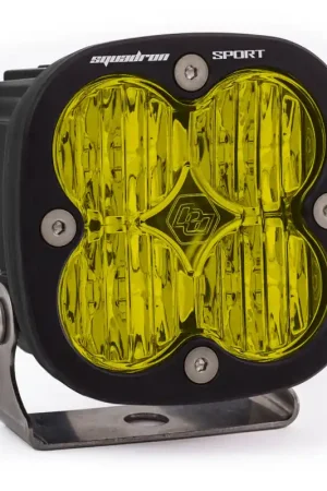 Baja Designs Squadron Sport Wide Cornering Black LED Light Pod Pattern - Amber Brand New