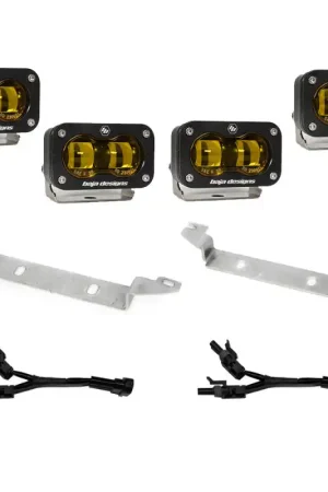 Baja Designs 2022+ Toyota Tundra S2 SAE OEM Fog Light Replacement Kit - Amber Holiday Sale