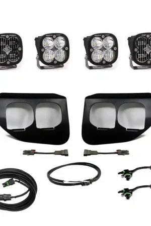 Buy Online Baja Designs Ford Super Duty (20-On) Fog Lights Dual FPK SAE/Sport DC Baja Designs w/Upfitter