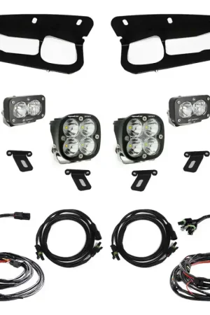 Baja Designs 21-22 Ford Bronco w/Steel Bumper S2 SAE Sportsmen Fog Pocket Light Kit - Clear Direct From Factory
