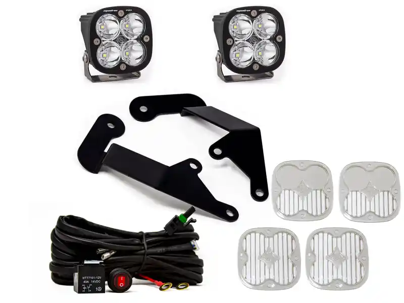 Must Have Baja Designs 21+ Ford Bronco Sport Squadron Pro Spot LED Light Pods - Clear